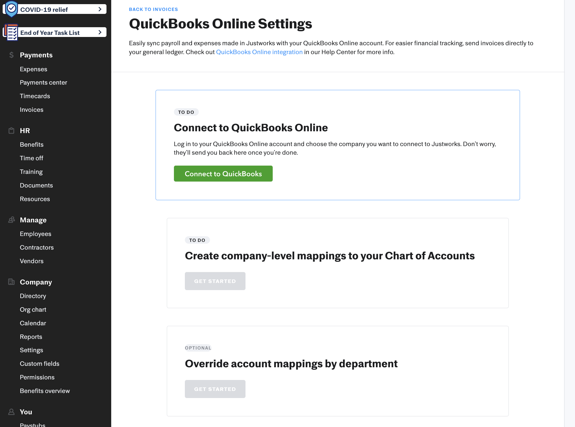 QuickBooks Online Integration Now Available