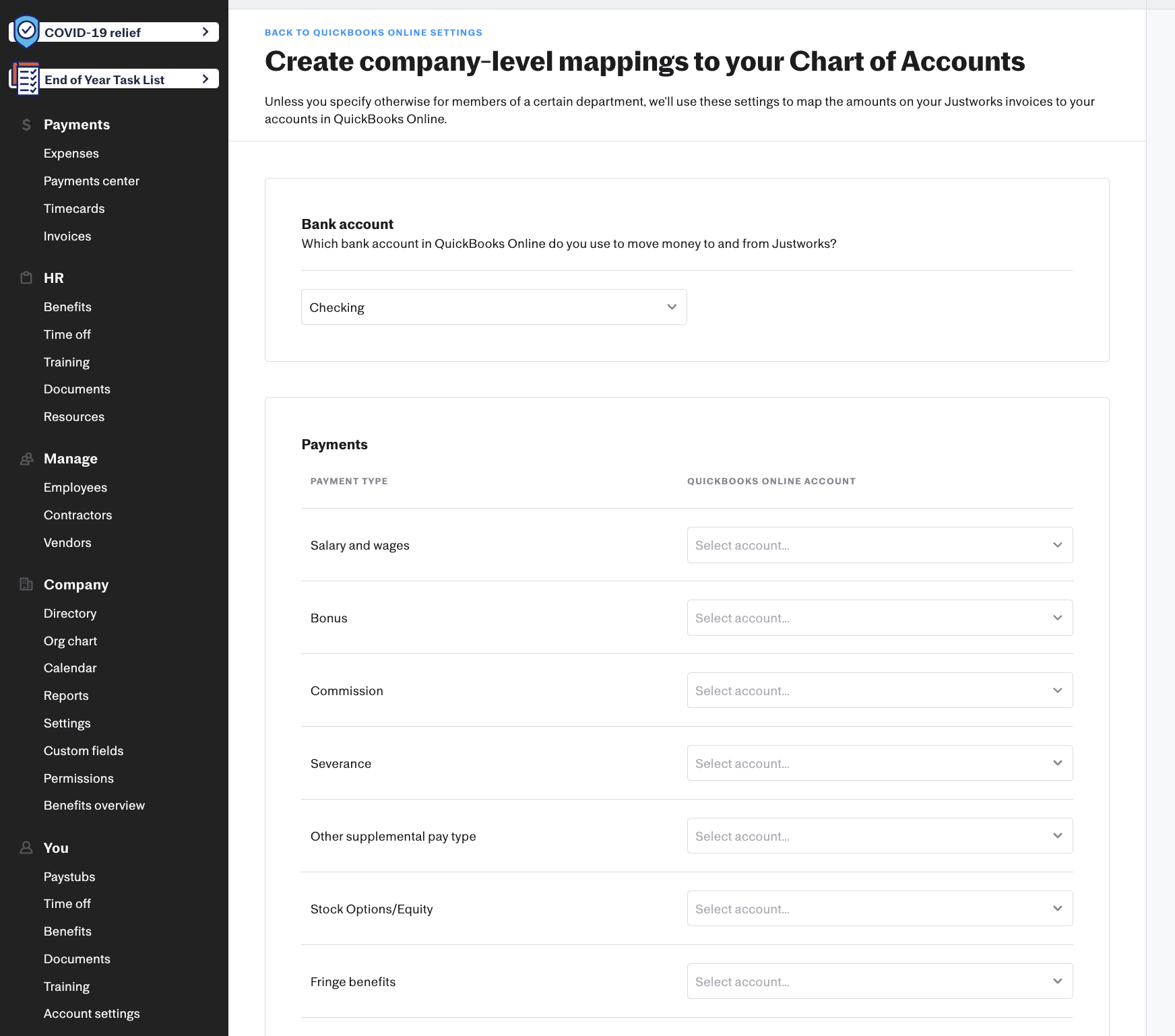 QuickBooks Online Integration – Justworks Help Center