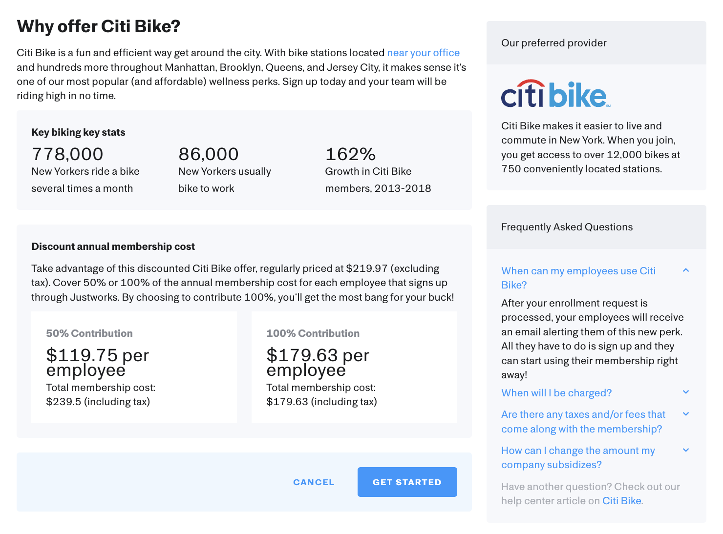 Citibike coupon shop