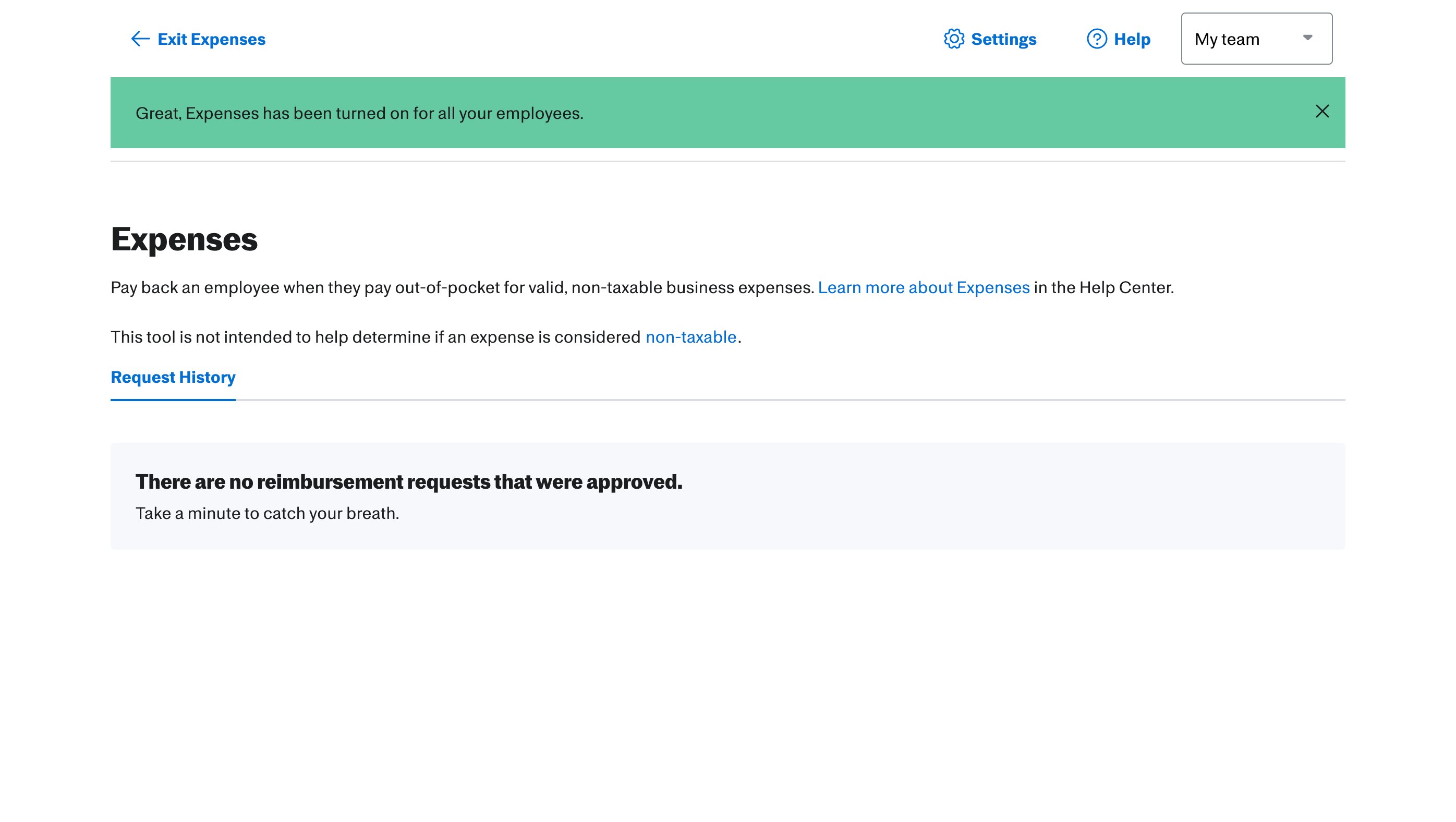 Expenses Green Banner Setup.png