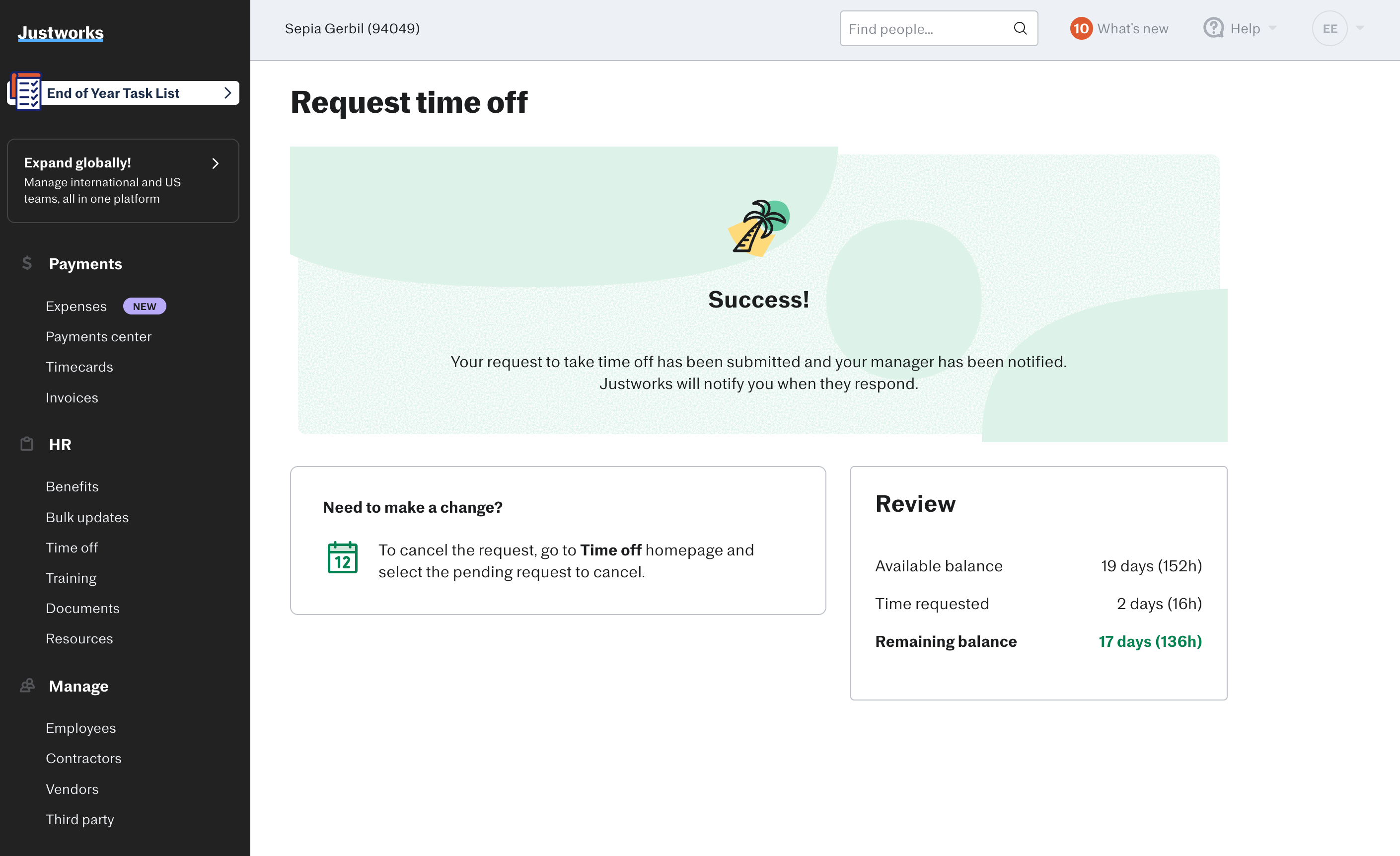 PEO 1J Time Off Submitted Request EE.png