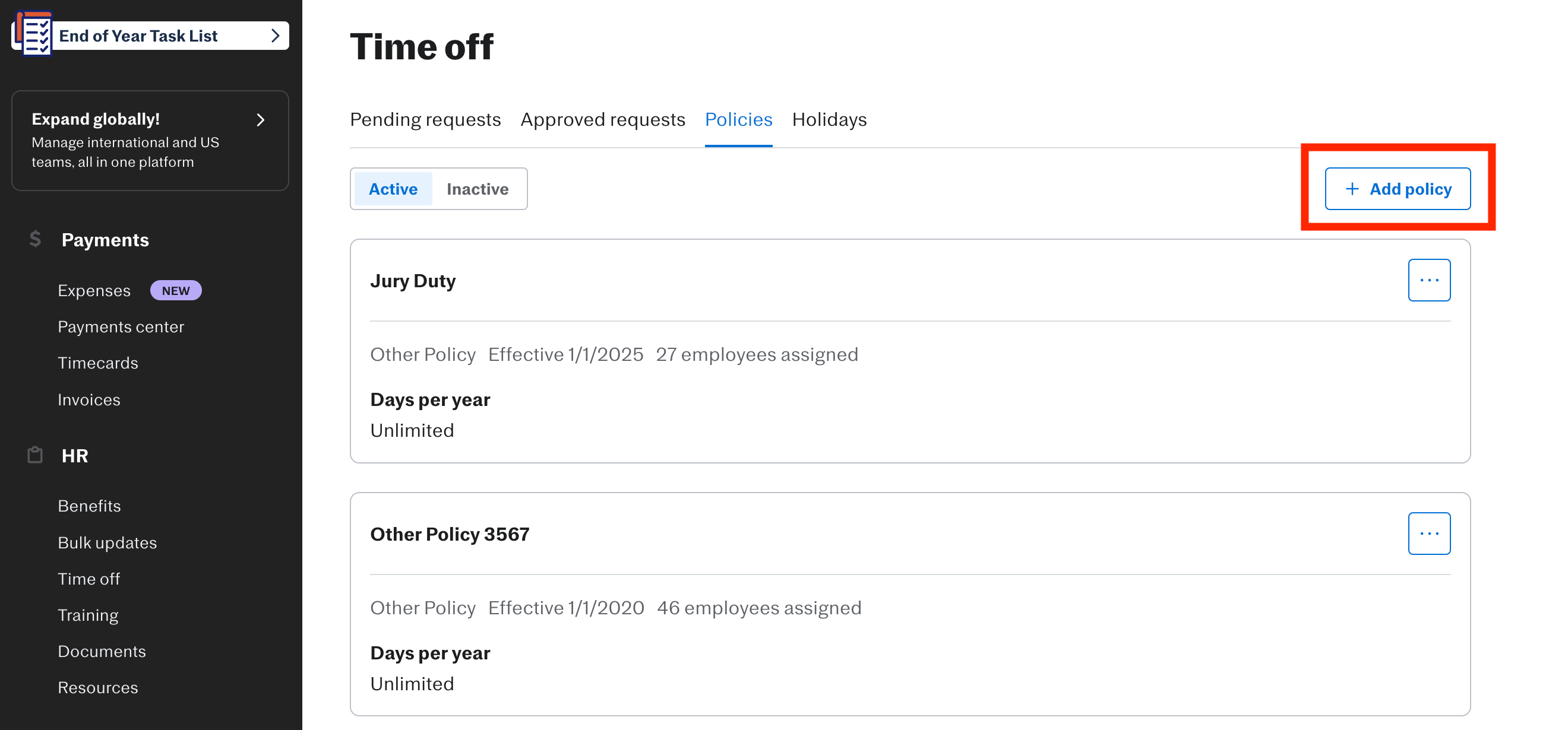 1J Time off Workspace Policies Add Policy Button.png