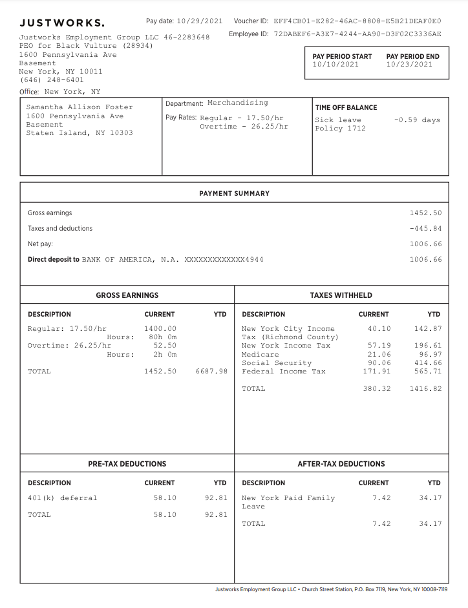 Questions about my Paycheck Justworks Help Center