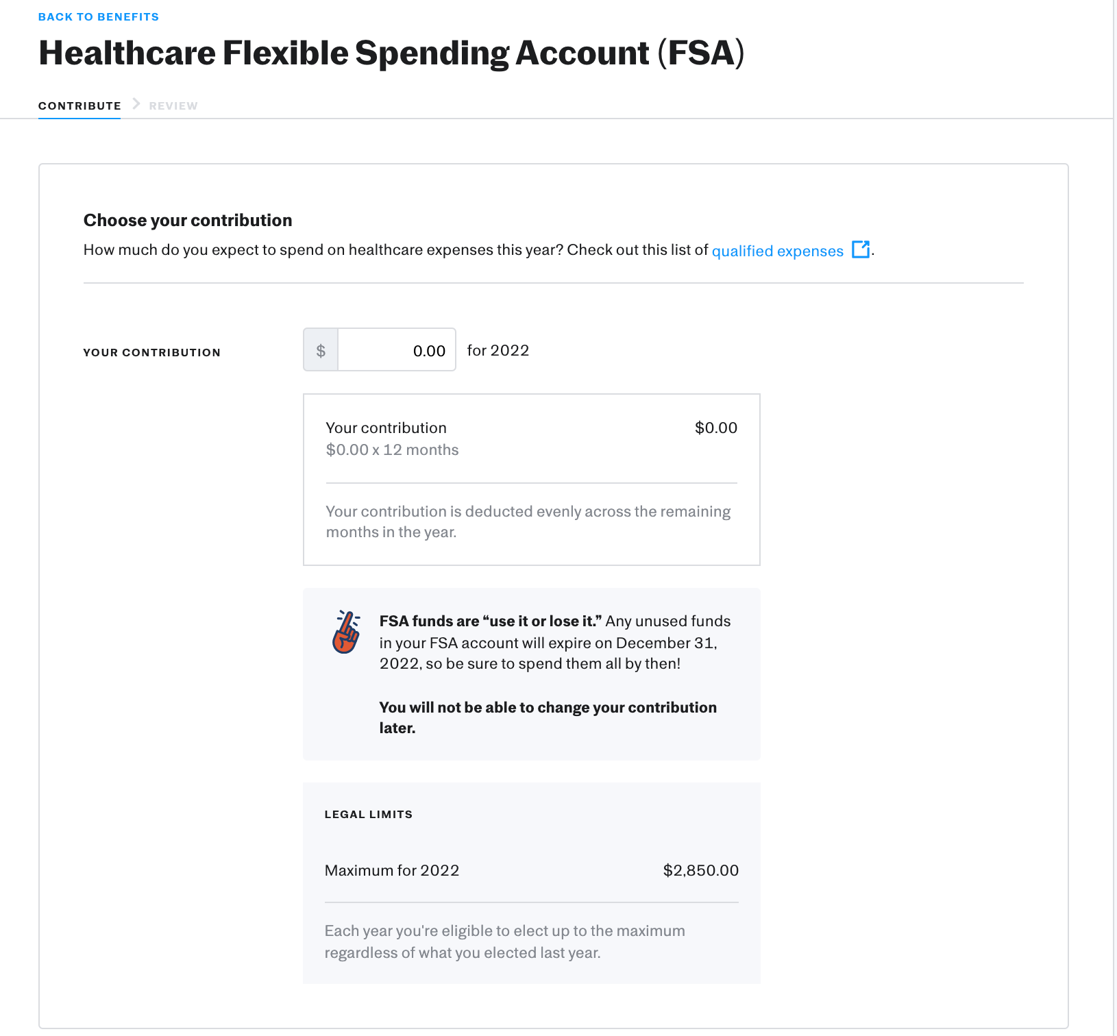 FSA Eligible Health Care Expenses