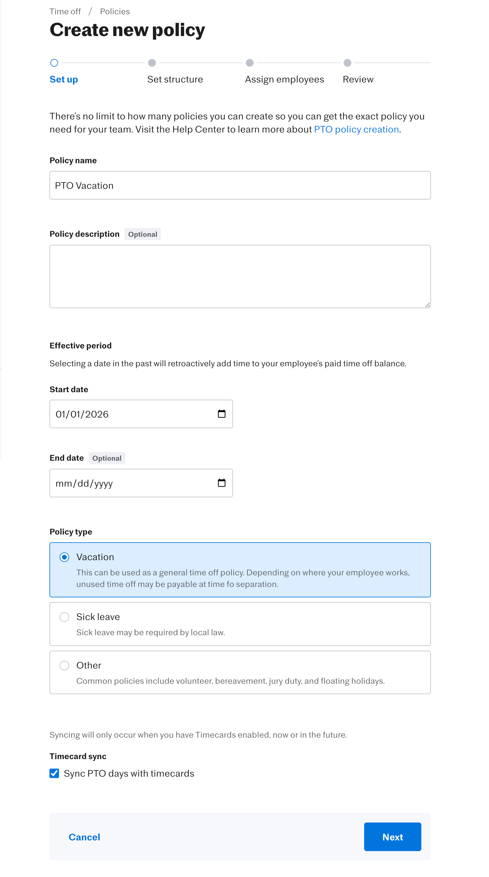 screencapture-pr-6153-nonprod-vibe-neon-justworks-company-1de28d38-0225-11f1-8a2a-82f632cde146-co-time-off-create-policy-2026-02-04-19_55_09.png
